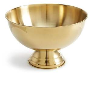 Maravilloso tazón de latón para servir frutas secas con acabado dorado que agrega un toque moderno y tradicional a la presentación de aperitivos. - Product Image 4