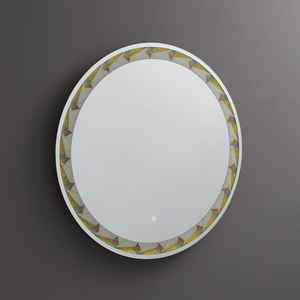 Espejo LED Redondo de 80CM con Botón Táctil, Espejo de Vanidad Elegante con Controles Fáciles de Usar - Product Image 2