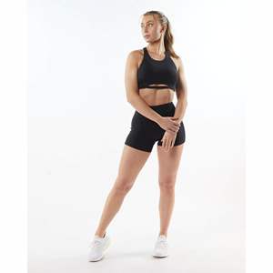 Sujetador deportivo de una pieza para mujer, sostén transpirable con cuello alto y dobladillo sin costuras, 78% nailon, 22% ELASTANO - Product Image 4