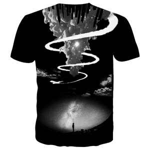 Gran oferta 3D 100% poliéster hombres y mujeres camiseta todo estampado personalizado camiseta impresión sublimación camiseta - Product Image 5