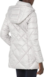 แจ็คเก็ตขนเป็ดยาวสำหรับผู้หญิงเสื้อโค้ทบับเบิ้ลให้ความอบอุ่นในฤดูหนาวออกแบบโลโก้ได้ตามต้องการ - Product Image 5