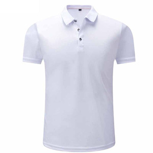 T-shirt polo à manches courtes de couleur unie pour hommes Impression de logo personnalisé 100% coton Prix raisonnable - Product Image 4