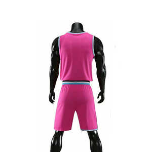 Uniformes de basket-ball personnalisés pour votre propre équipe Ensemble de maillots de basket-ball réversibles 100% Polyester Respirant Léger - Product Image 3