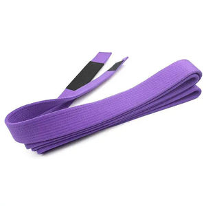 Ceinture de karaté durable en spandex/polyester pour tous les rangs, respirante et à séchage rapide, fabriquée au Pakistan - Product Image 1