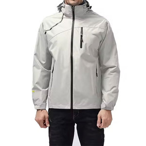 Chaqueta Softshell de Alta Calidad con Logotipo Personalizado, Cuello Alto, para Hombre, Otoño/Invierno, Resistente al Viento, Transpirable y Ecológica, Ropa Exterior Informal - Product Image 1