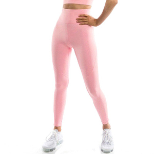 Women's Solid Full Length High Waist Quick Dry Breathable Plus Size Fitness Leggings-Seamless Activewear <b>Pants</b> - Product Image 6