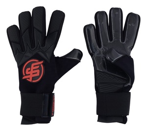 Gants de gardien de but en latex respirant de haute qualité à bas prix avec sangle de poignet réglable antidérapante et fermeture à scratch - Product Image 3