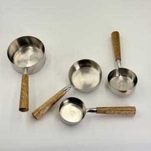 Cuchara Medidora de Granos de Café de Metal al por Mayor, Cuchara para Café Molido con Mango de Madera a un Precio Razonable en India - Product Image 2