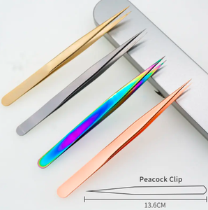 Soporte de pinzas de volumen, soporte de pinzas de pestañas doradas, caja de pinzas de extensión de pestañas de ANAAIF - Product Image 2