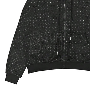 Sudadera con Capucha de Invierno con Pedrería Brillante para Hombre - Sudadera Informal Elegante, Ecológica y Transpirable con Piedras Brillantes - Product Image 6