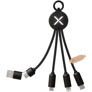 สายชาร์จ USB แบบยั่งยืน 5-in-1 C14 สำหรับอุปกรณ์ส่งเสริมการขาย - Product Image 1