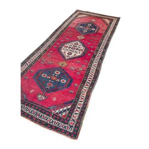 Aalam Hand Knotted Wool <b>Rugs</b> Pink & Purple Medallion Pattern for Home-Paem-6 - Product Image 2