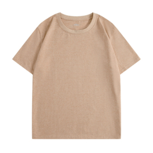 Men's <b>White</b> Short Sleeve O-Neck <b>T</b>-<b>Shirt</b> Regular <b>Fit</b> Solid Color Casual Wear 100% Cotton Jersey Knitted - Product Image 5