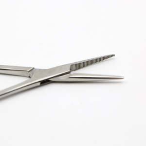 Pinces hémostatiques courbées autoclavables professionnelles en acier inoxydable, instrument chirurgical, pince à verrouillage manuel, réutilisable, médical - Product Image 4