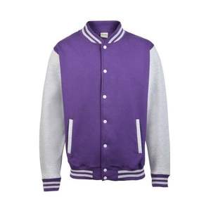 Chaqueta de béisbol de lana personalizada de la universidad para hombres Invierno Casual Varsity Bomber Stand Collar Chenille Bordado Parches Puttons - Product Image 3