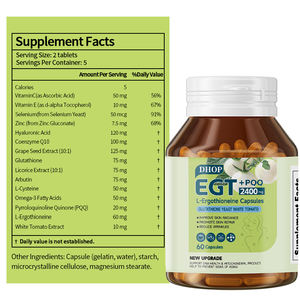 Private Label <span class=keywords><strong>Pure</strong></span> <span class=keywords><strong>Natural</strong></span>-Glutathion-Pillen L-Glutathion-Aufhellung kapseln Haut aufhellung kollagen Effektive Schönheits pillen - Product Image 5