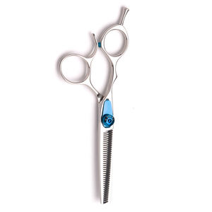 Vente en gros de ciseaux amincissants métal finition acier, coupe de cheveux polonaise ciseaux amincissants ciseaux de salon de coiffure avec vis réglable - Product Image 5