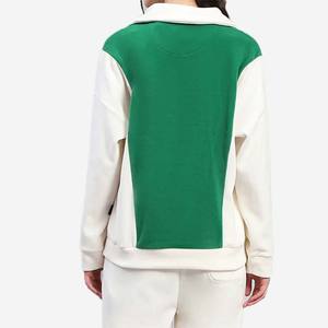 ชุดวอร์มสวมหัวแบบบล็อกสีของผู้หญิงชุดวอร์มสตรีทแวร์ฤดูหนาวแบบมีเชือกปิด - Product Image 5