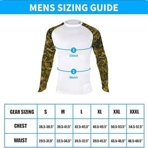 T-shirt de pêche 100% coton pour homme à manches longues avec protection solaire UV UPF 50 + Pocket Best Selling Meilleure qualité - Product Image 5