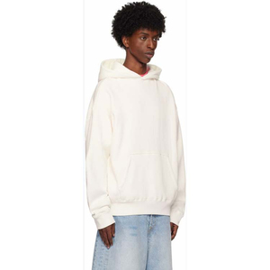 Sudadera con capucha unisex personalizada extragrande de algodón 100% de alto gramaje con cremallera completa, cómoda y suave para actividades casuales de invierno al aire libre y descanso, bordada. - Product Image 2