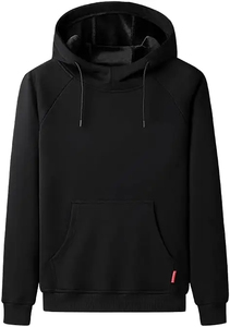 Ensemble survêtement personnalisé pour homme : sweat à capuche uni et pantalon de jogging en molleton – Tenue décontractée et sportive - Product Image 3