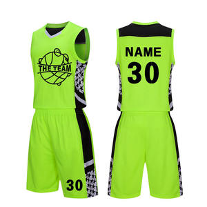 <b>Top</b> Quality Cool Basketball Jersey Design and Uniform Set Customized College Breathable Basketball Uniform - Product Image 1