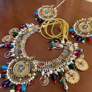 CHARM CHIRKY EXPERIMENTAL CHOKAR HECHO CON NUESTRAS PIEZAS CON MOTIVO DEL BEST VENDEDOR ES UNA MEZCLA DE OROS Y PLATAS ANTIGUAS OEM DE AA IMPEX - Product Image 2