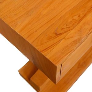 Luxury Console <b>Table</b> with <b>Mirror</b> Solid Teak Wood Custom Entryway Furniture Modern Design for Bedroom Living Room Villa Hotel - Product Image 4