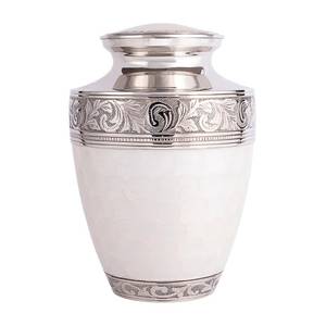 Handcrafted Urn for Human Ashes | Premium <b>Memorial</b> <b>Keepsake</b> | Premium Adult brass Urn <b>Box</b> - Product Image 1