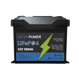 แบตเตอรี่เรือไฟฟ้า12.8V LifePO4 100Ah ชาร์จได้พร้อมระบบความปลอดภัยในตัวสำหรับการใช้งานพลังงานทะเล - Product Image 1