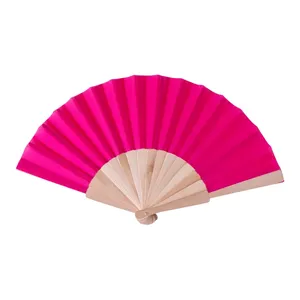Éventail personnalisé en polycoton pour articles promotionnels de fête - Product Image 1