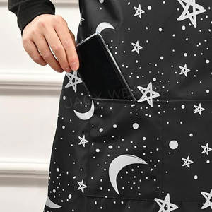 Delantal sin mangas de poliéster y algodón de alta calidad con correa para el cuello para cocinar y limpiar-Venta al por mayor - Product Image 5