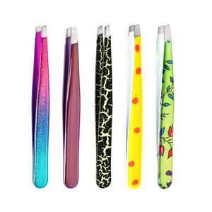 Premium Salon Grade Stainless Steel Eyebrow <b>Tweezers</b> with Pointed Tip Lightweight Eco-Friendly Hair Removal Makeup Tool - Product Image 6