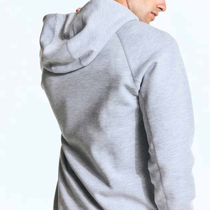 เสื้อฮู้ดผ้าฟลีซคอตตอน 100% ปรับแต่งได้สำหรับผู้ชาย คุณภาพสูง เนื้อผ้าหนา ลายเรียบ ปกมีฮู้ด - Product Image 3