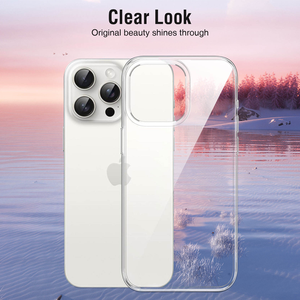2.0mm Clair Transparent Anti-Drop Shell Soft Suave Mobile Phone Case pour iPhone 16 15 14 13 12 11 X XS Pro Max - Product Image 5