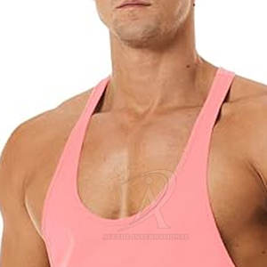 Vêtements d'entraînement de haute qualité pour hommes, Stringer de gymnastique Active Wear Stringer de gymnastique à séchage rapide pour hommes, meilleures ventes - Product Image 5
