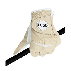 Nuevo diseño Cabretta Guantes de golf transpirables Práctico Cabretta Piel de oveja Cuero Phantom Color Golf Guantes de mujer Oveja - Product Image 6