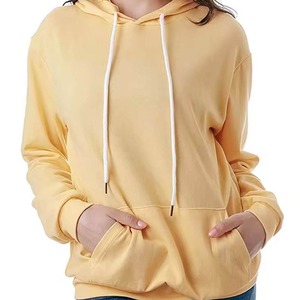 Jersey de lana de algodón 100% con capucha, estampado frontal, impermeable, de secado rápido, ropa deportiva informal para gimnasio para mujer, temporada de invierno XS - Product Image 1