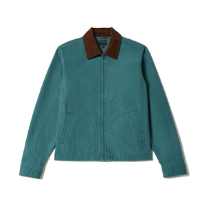 Veste Safari en Toile 100% Coton avec Fermeture Éclair et Col Revers, Logo Personnalisé, Style Vintage Distressed, Imperméable et Coupe-Vent pour Hommes - Product Image 1