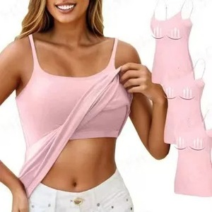 Top corto Sexy con tirantes para mujer, camisola básica con cuello en V Halter, sin mangas, de tubo de seda satinada, camisola Y2K de verano para mujer, blanco y negro - Product Image 5