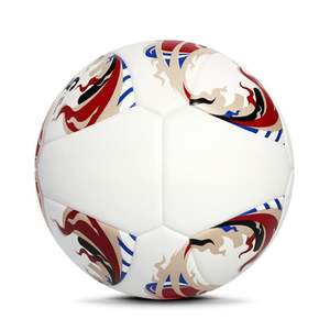 Ballon de football en PU cousu à la machine avec vessie en butyle taille 5 pour l'entraînement en équipe ou les matchs récréatifs - Product Image 1