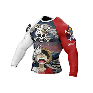 Nuevo Diseño, Mejor Calidad, Camiseta de Protección Solar, MOQ Bajo, Venta al por Mayor, Color de Contraste, Manga Larga para Hombre, Spandex, Poliéster 2025 - Product Image 2