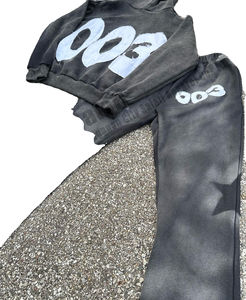 กางเกงวอร์มมีซิปมีฮู้ดใส่ได้ทั้งชายและหญิงชุดวิ่งตามต้องการสำหรับฤดูหนาวเป็นมิตรกับสิ่งแวดล้อม - Product Image 3