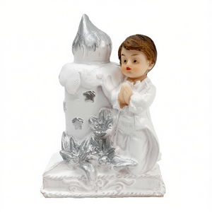 Figura de Niño de Comunión Party Love, 5.8X8.5Cm, Decoración Religiosa, Suministro Elegante para Eventos, Bolsa de 12 Piezas - Product Image 2