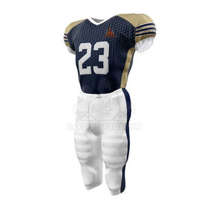 Uniformes de Fútbol Americano de Manga Corta Transpirables de Alta Calidad y Bajo Precio Hechos de 100% Poliéster - Product Image 6