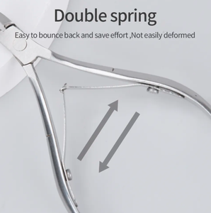 Prix usine coupe-ongles en acier inoxydable cuticule pince Cutter ciseaux pédicure manucure outil pour doigts par ANAAIF - Product Image 5