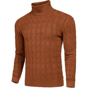 Pull-over en tricot de polyester personnalisé de haute qualité pour hommes Design respirant avec logo positionné sur le devant pour l'hiver - Product Image 3