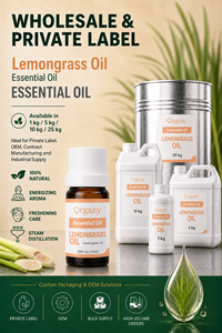 Bulk Pure Lemongrass Essential <b>Oil</b> Cymbopogon flexuosus Steam Distilled Wholesale Private Label OEM Cosmetic <b>Diffuser</b> Candle ODM - Product Image 3
