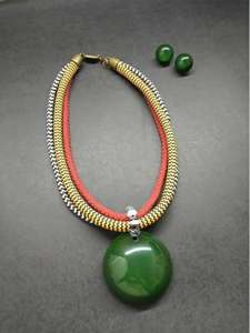 Respuesta rápida, recién lanzado, múltiples formas, tonos, cuentas de resina, collar de mujer, declaración, collares de cuentas gruesas, joyería de moda - Product Image 4