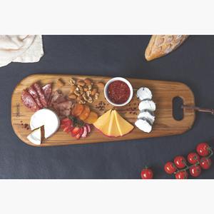 Planche à découper élégante en bois avec artisanat en bois massif et grande surface pour rendre la préparation des repas rapide et facile - Product Image 3